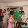 We just got 60 forest green shirts printed up.  Glaze just moved out of his parent\'s basement.  We had a huge party to celebrate both of those things.  A lot of things got trashed.